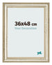 Photo Frame 36x48cm Metallic Gloss MDF Lazio Front Size | Yourdecoration.co.uk