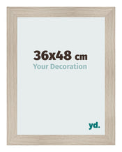 Photo Frame 36x48cm Oak Rustic MDF Pisa Front Size | Yourdecoration.co.uk