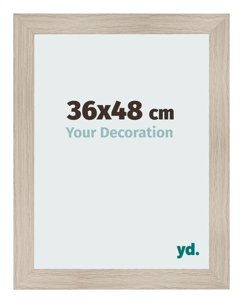 Photo Frame 36x48cm Oak Rustic MDF Pisa Front Size | Yourdecoration.co.uk
