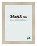 Photo Frame 36x48cm Oak Rustic MDF Pisa Front Size | Yourdecoration.co.uk
