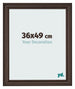 Photo Frame 36x49cm Oak Dark MDF Lazio Front Size | Yourdecoration.co.uk
