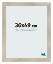 Photo Frame 36x49cm Oak Rustic MDF Pisa Front Size | Yourdecoration.co.uk