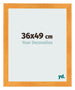 Photo Frame 36x49cm Orange MDF Pisa Front Size | Yourdecoration.co.uk
