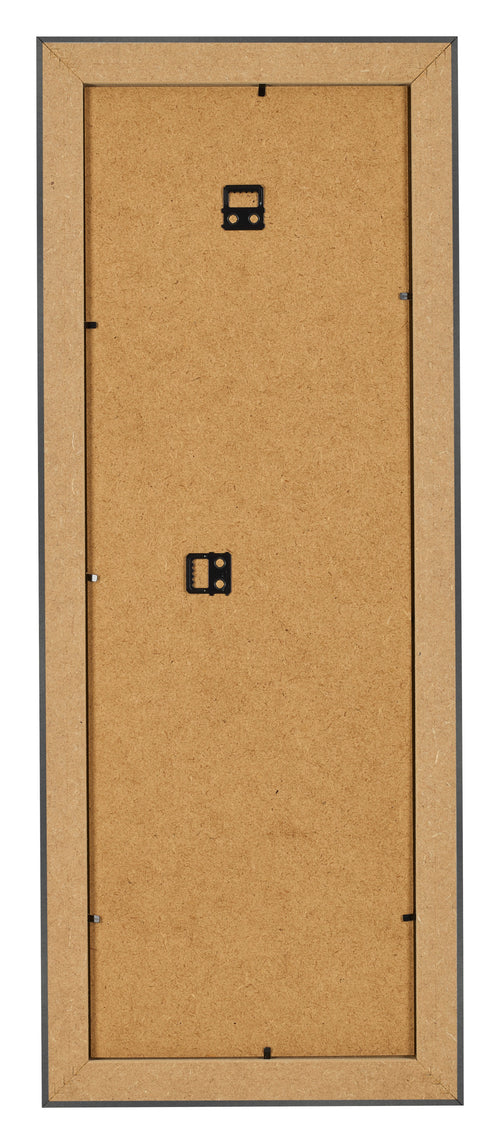Photo Frame 37 5x98cm Black Silver Polished MDF Pisa Back | Yourdecoration.co.uk