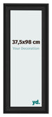 Photo Frame 37 5x98cm Black Woodgrain MDF Lazio Front Size | Yourdecoration.co.uk