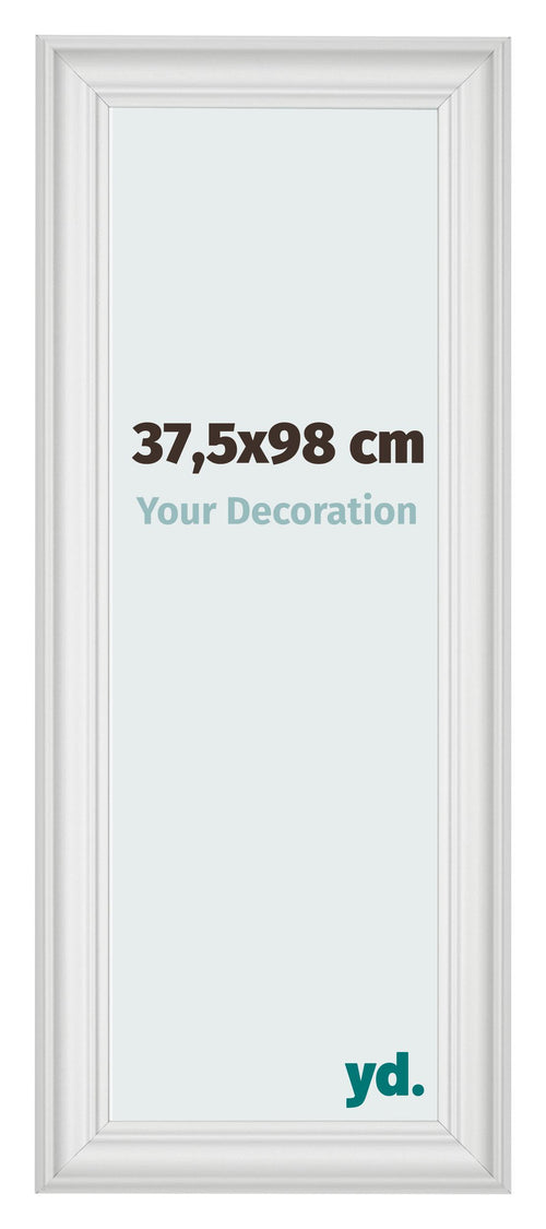 Photo Frame 37 5x98cm White Swept MDF Lazio Front Size | Yourdecoration.co.uk