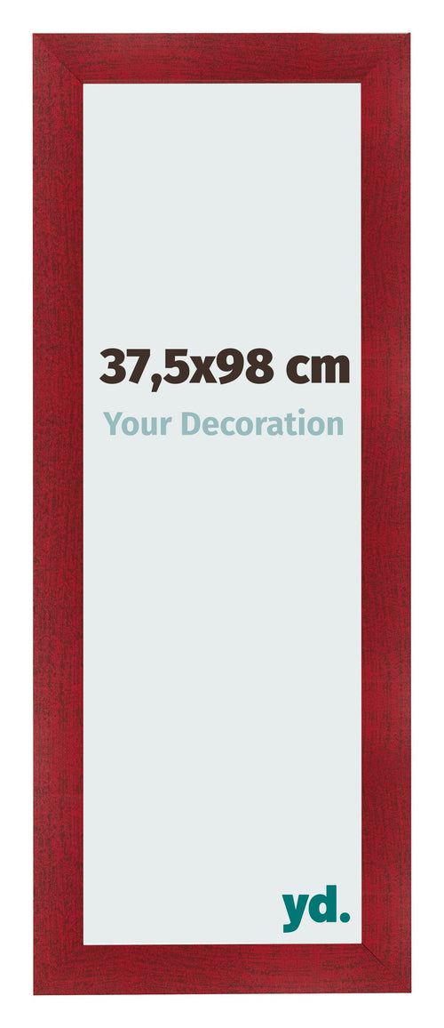Photo Frame 37 5x98cm Wine Red Swept MDF Pisa Front Size | Yourdecoration.co.uk