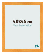 Photo Frame 40x45cm Orange MDF Pisa Front Size | Yourdecoration.co.uk