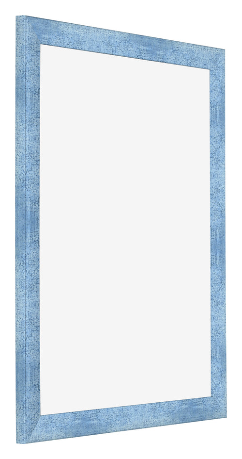 Photo Frame 40x50cm Clear Blue Swept MDF Pisa Front Oblique | Yourdecoration.co.uk