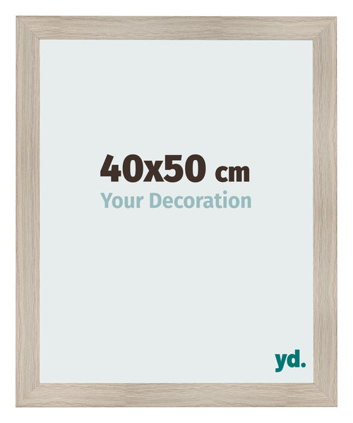 Photo Frame 40x50cm Oak Rustic MDF Pisa Front Size | Yourdecoration.co.uk