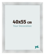 Photo Frame 40x55cm Aluminum Brushed MDF Pisa Front Size | Yourdecoration.co.uk