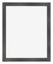 Photo Frame 40x55cm Black Silver Polished MDF Pisa Front | Yourdecoration.co.uk