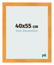 Photo Frame 40x55cm Orange MDF Pisa Front Size | Yourdecoration.co.uk