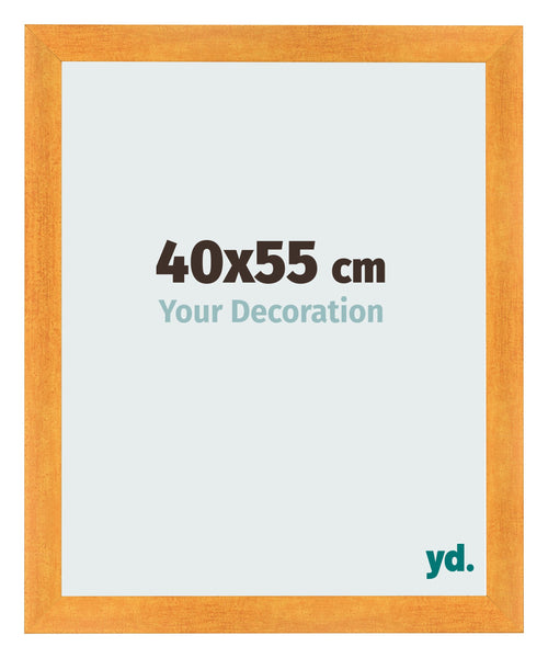 Photo Frame 40x55cm Orange MDF Pisa Front Size | Yourdecoration.co.uk