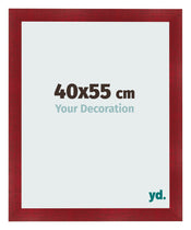 Photo Frame 40x55cm Wine Red Swept MDF Pisa Front Size | Yourdecoration.co.uk