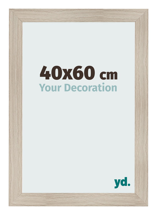 Photo Frame 40x60cm Oak Rustic MDF Pisa Front Size | Yourdecoration.co.uk