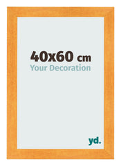 Photo Frame 40x60cm Orange MDF Pisa Front Size | Yourdecoration.co.uk