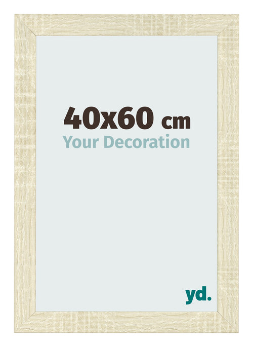 Photo Frame 40x60cm Sonoma Oak MDF Pisa Front Size | Yourdecoration.co.uk