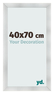 Photo Frame 40x70cm Aluminum Brushed MDF Pisa Front Size | Yourdecoration.co.uk