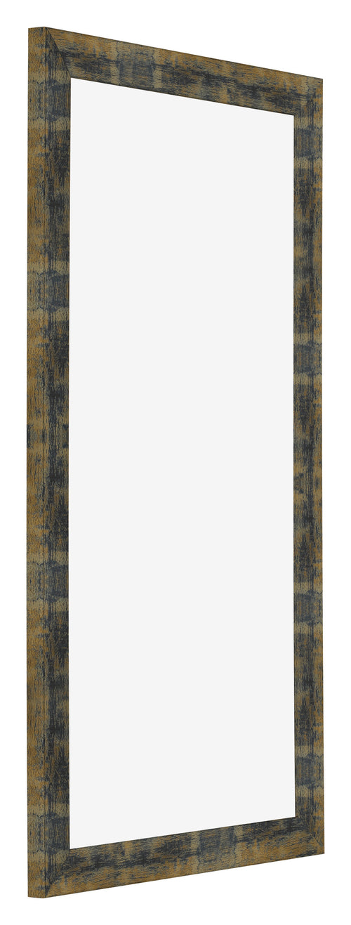 Photo Frame 40x70cm Blue Gold Melange MDF Pisa Front Oblique | Yourdecoration.co.uk