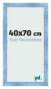 Photo Frame 40x70cm Clear Blue Swept MDF Pisa Front Size | Yourdecoration.co.uk