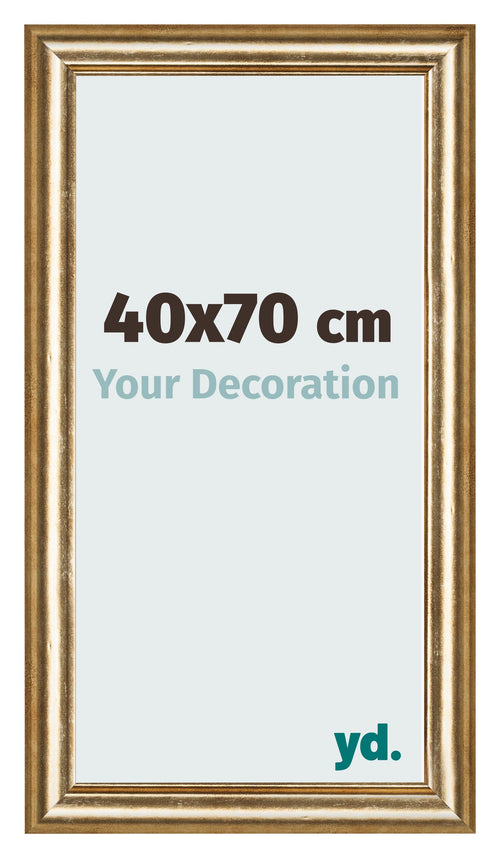 Photo Frame 40x70cm Gold Antique MDF Lazio Front Size | Yourdecoration.co.uk