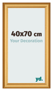 Photo Frame 40x70cm Gold Matte MDF Lazio Front Size | Yourdecoration.co.uk