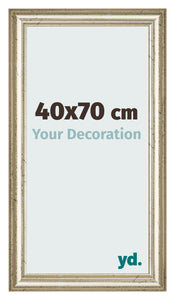 Photo Frame 40x70cm Metallic Gloss MDF Lazio Front Size | Yourdecoration.co.uk