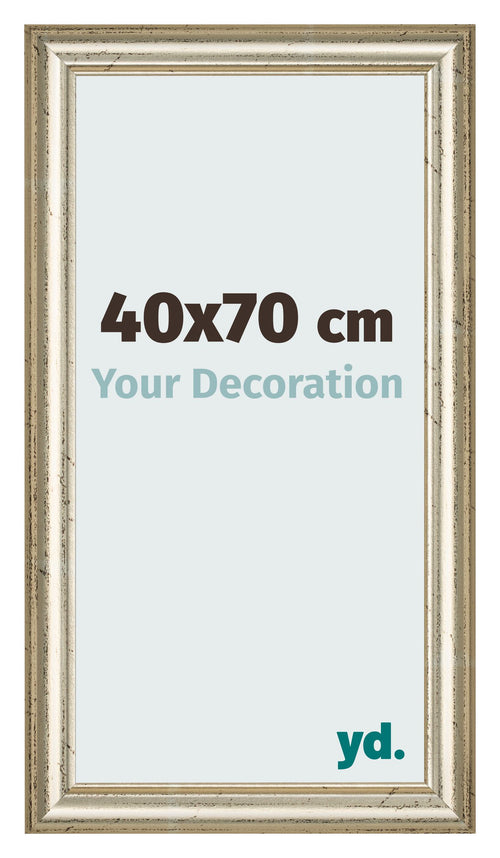 Photo Frame 40x70cm Metallic Gloss MDF Lazio Front Size | Yourdecoration.co.uk