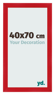 Photo Frame 40x70cm Red MDF Pisa Front Size | Yourdecoration.co.uk