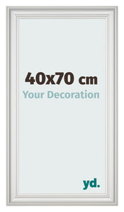 Photo Frame 40x70cm White Swept MDF Lazio Front Size | Yourdecoration.co.uk
