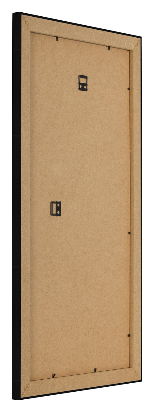 Photo Frame 40x80cm Black Silver Polished MDF Pisa Back Oblique | Yourdecoration.co.uk