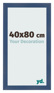 Photo Frame 40x80cm Dark Blue Swept MDF Pisa Front Size | Yourdecoration.co.uk