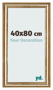 Photo Frame 40x80cm Gold Antique MDF Lazio Front Size | Yourdecoration.co.uk