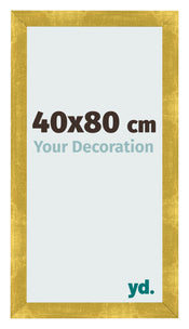 Photo Frame 40x80cm Gold Vintage MDF Pisa Front Size | Yourdecoration.co.uk