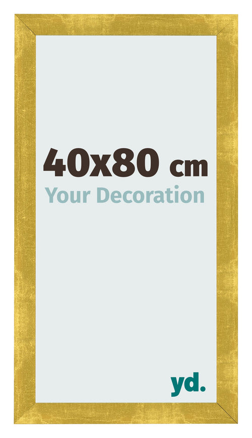 Photo Frame 40x80cm Gold Vintage MDF Pisa Front Size | Yourdecoration.co.uk