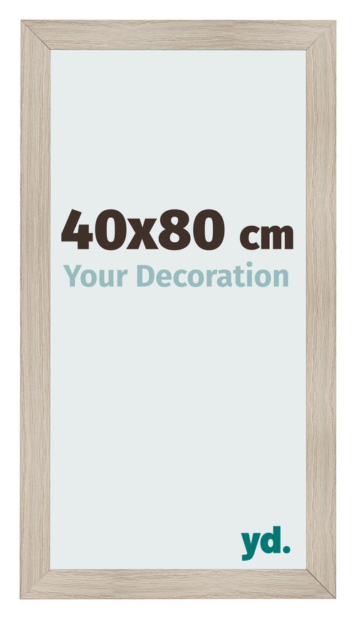 Photo Frame 40x80cm Oak Rustic MDF Pisa Front Size | Yourdecoration.co.uk