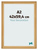 Photo Frame 42x59 4cm A2 Pine Woodgrain MDF Lazio Front Size | Yourdecoration.co.uk