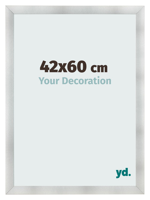 Photo Frame 42x60cm Aluminum Brushed MDF Pisa Front Size | Yourdecoration.co.uk