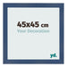 Photo Frame 45x45cm Dark Blue Swept MDF Pisa Front Size | Yourdecoration.co.uk
