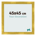 Photo Frame 45x45cm Gold Vintage MDF Pisa Front Size | Yourdecoration.co.uk