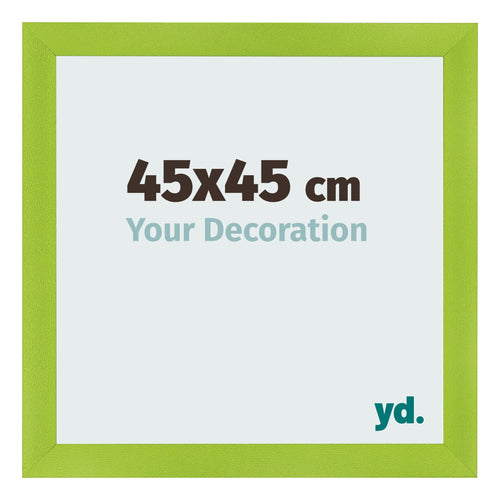 Photo Frame 45x45cm Green MDF Pisa Front Size | Yourdecoration.co.uk