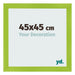 Photo Frame 45x45cm Green MDF Pisa Front Size | Yourdecoration.co.uk