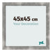Photo Frame 45x45cm Metal Vintage MDF Pisa Front Size | Yourdecoration.co.uk