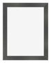 Photo Frame 45x60cm Black Silver Polished MDF Pisa Front | Yourdecoration.co.uk