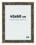 Photo Frame 45x60cm Blue Gold Melange MDF Pisa Front Size | Yourdecoration.co.uk