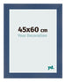 Photo Frame 45x60cm Dark Blue Swept MDF Pisa Front Size | Yourdecoration.co.uk