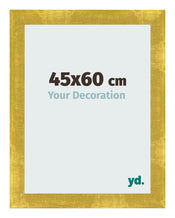 Photo Frame 45x60cm Gold Vintage MDF Pisa Front Size | Yourdecoration.co.uk