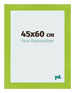 Photo Frame 45x60cm Green MDF Pisa Front Size | Yourdecoration.co.uk