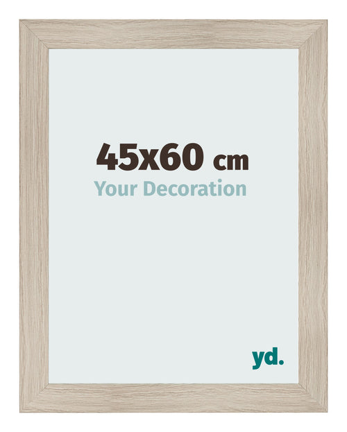 Photo Frame 45x60cm Oak Rustic MDF Pisa Front Size | Yourdecoration.co.uk
